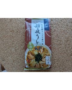 秋田味商 比内地鶏スープで食べる稲庭うどん 醤油味（2人前）